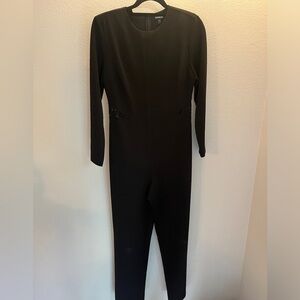 Express Long Sleeve Lace Cutout Jumpsuit